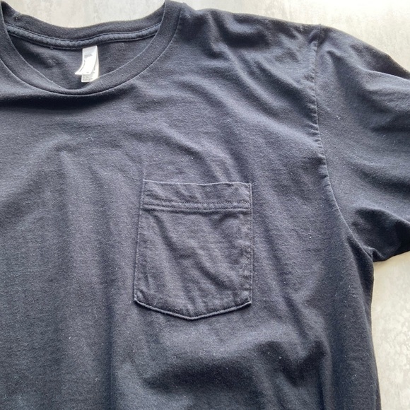 AMERICAN APPAREL Men’s Pocket Tee - Picture 3 of 3